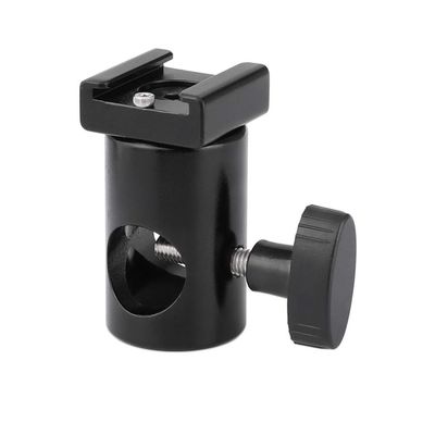 CAMVATE Light Stand Head with Cold Shoe Mount Adapter - 2418