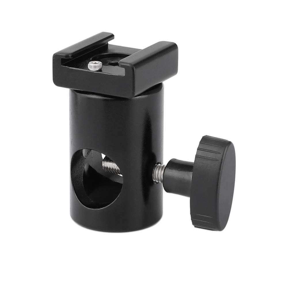 CAMVATE Light Stand Head with Cold Shoe Mount Adapter - 2418