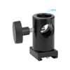 CAMVATE Light Stand Head with Cold Shoe Mount Adapter - 2418 view 2