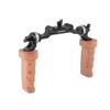 CAMVATE M6 Rosette Handle Grip Pair (Wood) for DLSR Camera Shoulder Rig - 2422 view 4