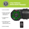 BOSS Audio Systems UTV4BRGB ATV Sound System - 4 Inch Speakers, Tweeters, IPX5 Weatherproof, Bluetooth, Built-in Amplifier, Multi-Color Illumination view 2