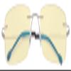 CessBlu Blue Light Blocking Glasses for Men Reading Computer Anti Glare UV Eyeglasses Flexible Rimless Yellow Filter (Silver)+1.25 view 1