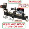 Sherline 4400-CNC INCH Version 17" Lathe with CNC couplers (CNC Upgrade not Included but can be Purchase Separately.) view 3