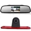 4.3" Inch HD Rearview Mirror+1280x720 Pixels 1000TV Lines HD Reversing Camera, HD Night Vision Rear View Replacement Camera Citroen Jumpy/Peugeot Expert/Toyota Proace van 3 transporter 2007-2016 view 1