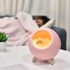 DesirePath Kids Cat Night Light Stepless Dimming Touch Control Cute Little Pet House Atmosphere Light Sleeping Lamp for Bedroom Table Nursery Baby Gift view 1