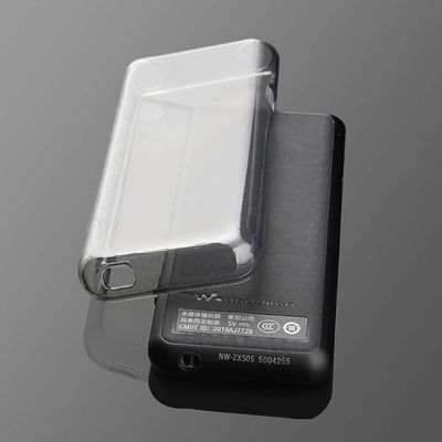 bestforyou for Sony ZX500 ZX505 Case,Soft Clear TPU Protective Skin Case Cover for Sony Walkman NW-ZX500 ZX505 ZX507 (Without Class, Clear Black)