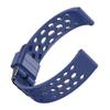 200Pcs Compatible for 3Plus Cruz Band, Blueshaw Quick Release Silicone Replacement Wristbands Sport Strap with Metal Buckle Compatible with 3Plus Cruz Hybrid Smartwatch (Blue) view 2