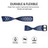 200Pcs Compatible for 3Plus Cruz Band, Blueshaw Quick Release Silicone Replacement Wristbands Sport Strap with Metal Buckle Compatible with 3Plus Cruz Hybrid Smartwatch (Blue) view 4