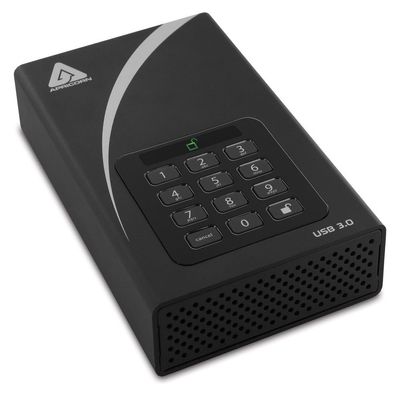 Apricorn Aegis Padlock DT FIPS - USB 3.0 Desktop Drive ADT-3PL256F-4000 (R2) Portable Hard Drive 4TB HD2136