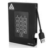 Apricorn Aegis Padlock Fortress USB3.0 Solid State Drive A25-3PL256-S256F (R2) Portable SSD 256GB HD2128 view 1