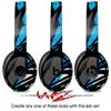 WraptorSkinz Vinyl Decal Wrap Works with Beats Solo Pro Headphones Baja 0040 Blue Medium - Skin Only Beats NOT Included view 3