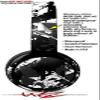 WraptorSkinz Vinyl Decal Wrap Works with Beats Solo Pro Headphones Baja 0003 White - Skin Only Beats NOT Included view 2