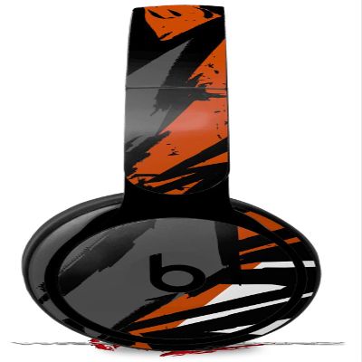 WraptorSkinz Vinyl Decal Wrap Works with Beats Solo Pro Headphones Baja 0040 Orange Burnt - Skin Only Beats NOT Included
