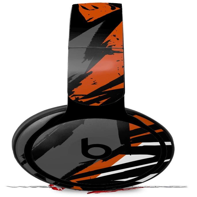 WraptorSkinz Vinyl Decal Wrap Works with Beats Solo Pro Headphones Baja 0040 Orange Burnt - Skin Only Beats NOT Included