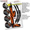 WraptorSkinz Vinyl Decal Wrap Works with Beats Solo Pro Headphones Baja 0040 Orange Burnt - Skin Only Beats NOT Included view 4