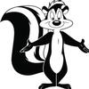 Cartoon Shows TV Show Character Skunk Skunks Raccoon Animal Animals Babies Guys Boys Girls Womens Kids Children Wall Decals Vinyl Stickers Art Rooms Room Walls Wall Size 10x8 inch view 1