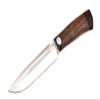 VORAGA Heavy Duty Camping Hunting Knife Zlatoust Stainless Blade Walnut Handle Hollow Grind view 1