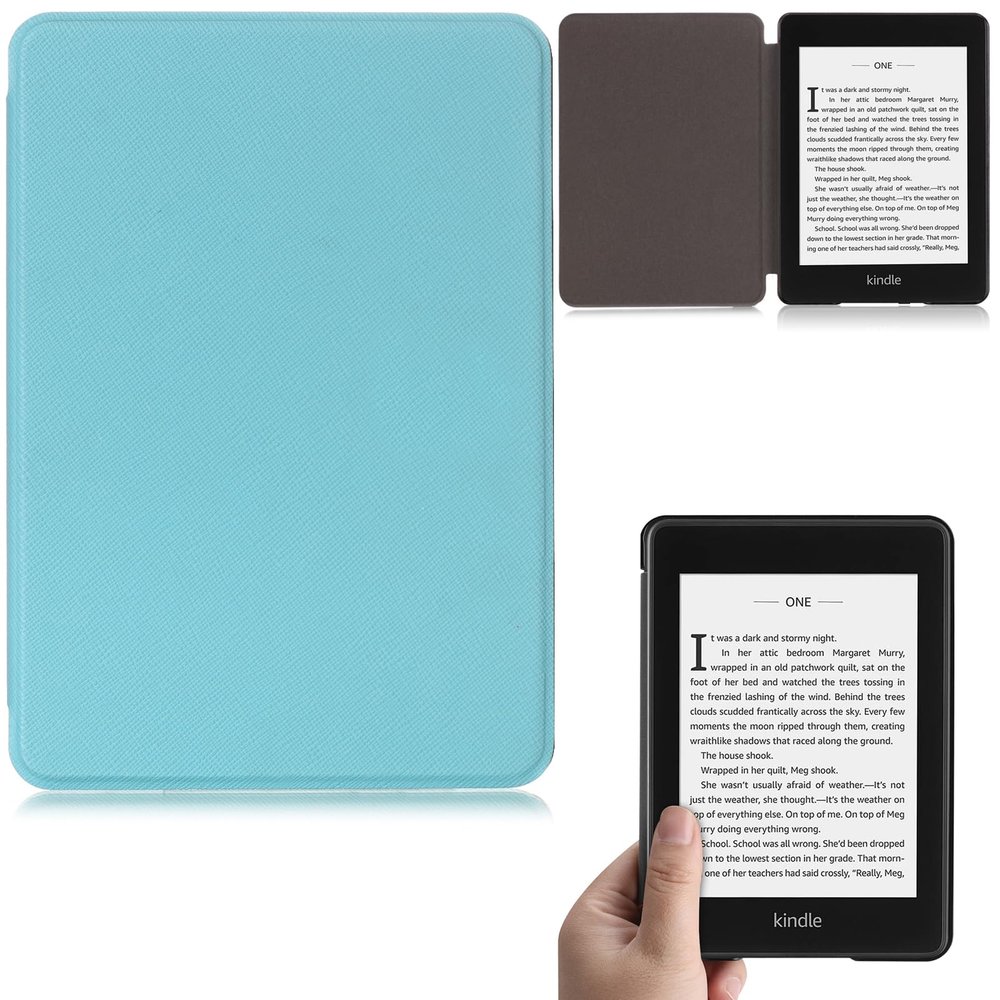 Artyond Case for 6" Kindle Paperwhite (10th Generation, 2018 Released), Thinnest Lightweight PU Leather Smart Cover with Auto Sleep/Wake for Amazon Kindle Paperwhite 2018 E-Reader, Blue