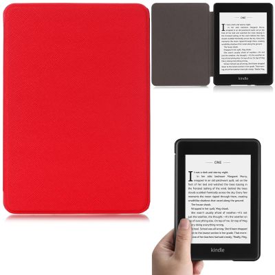 Artyond Case for 6" Kindle Paperwhite (10th Generation, 2018 Release), Thinnest Lightweight PU Leather Smart Cover with Auto Sleep/Wake for Amazon Kindle Paperwhite 2018 E-Reader, Red