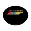 Tennessee State Outline Colorful TN Paint Artwork Tennessee PopSockets PopGrip: Swappable Grip for Phones & Tablets view 2