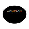 Houston Texas Colorful City Pride Rainbow Art Gift Houston PopSockets PopGrip: Swappable Grip for Phones & Tablets view 2