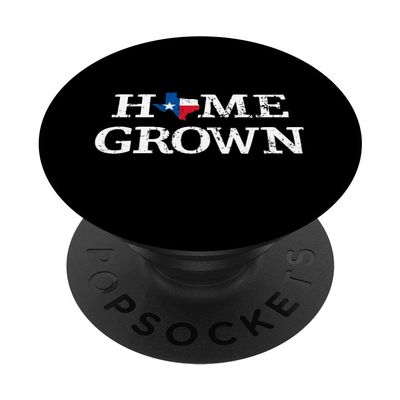 Vintage Texas State Flag Art Apparel Distressed Home Grown PopSockets Grip and Stand for Phones and Tablets
