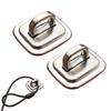Security Anchor Base Plate for Keyed or Combination Cable Locks,Desk Mount Anchor Accessory for Cable Locks view 1