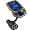 Bluetooth FM Transmitter Color Screen Car Audio Mp3 Player Wireless FM Modulator Handsfree Bluetooth Car Kit with QC 3.0 Dual USB Car Charger Support TF & U Disk view 1