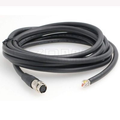 SZRMCC Hirose 12 Pin Female to Open End Power I/O Extension Cable for Industrial Camera (Female, 3m/9.8ft)