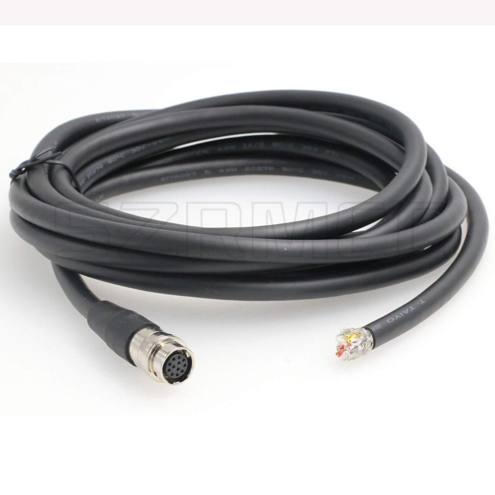 SZRMCC Hirose 12 Pin Female to Open End Power I/O Extension Cable for Industrial Camera (Female, 3m/9.8ft)