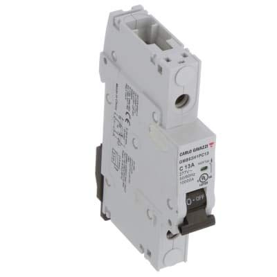 CARLO GAVAZZI GMB63H1PC13 1 Pole, 13A, C Curve, HV UL489, Lug Terminal, Miniature Circuit Breaker