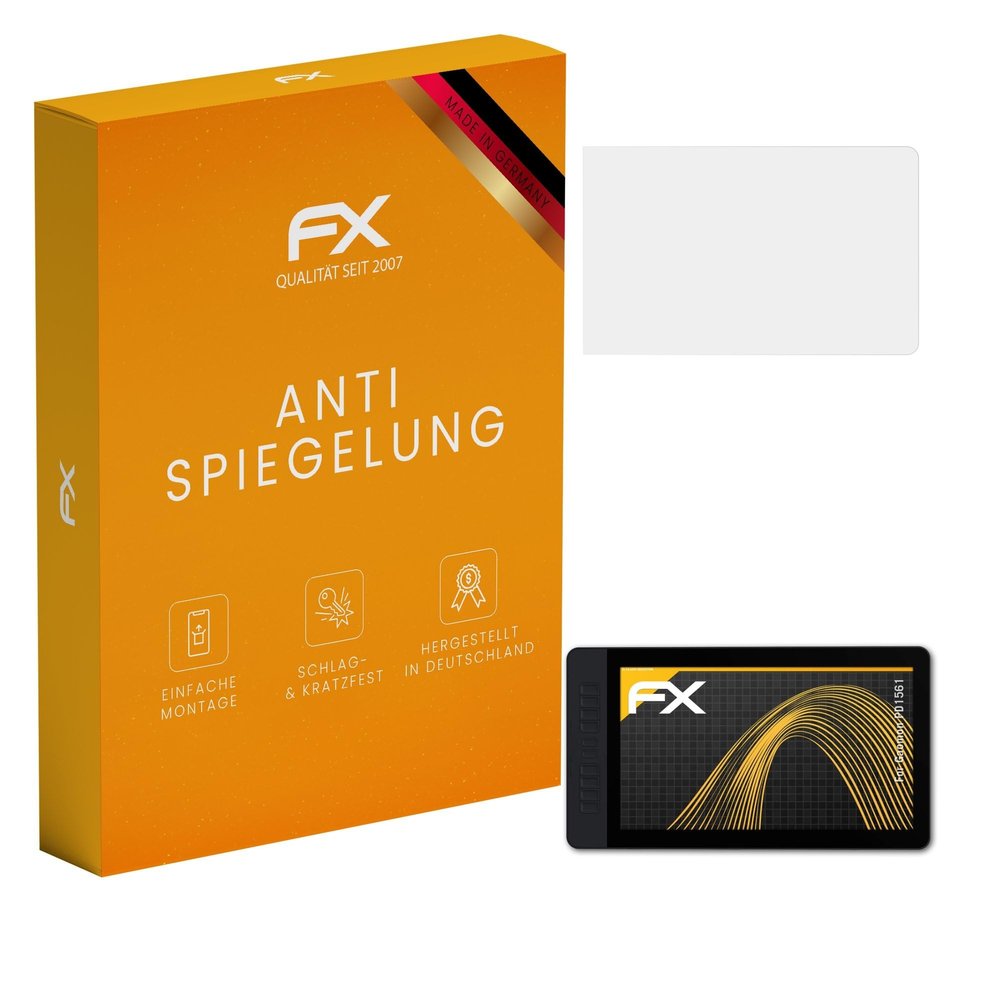 atFoliX Screen Protector compatible with Gaomon PD1561 Screen Protection Film, anti-reflective and shock-absorbing FX Protector Film (2X)