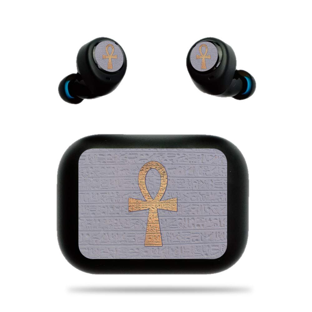 MightySkins Skin for Amazon Echo Buds - Ankh | Protective, Durable, and Unique Vinyl Decal Wrap Cover | Easy to Apply, Remove, and Change Styles | Made in The USA