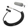 Air Coil Remote Hose Aluminium Air Coil Connecting Hose Paintball Remote Line with 3000psi Pressure view 3