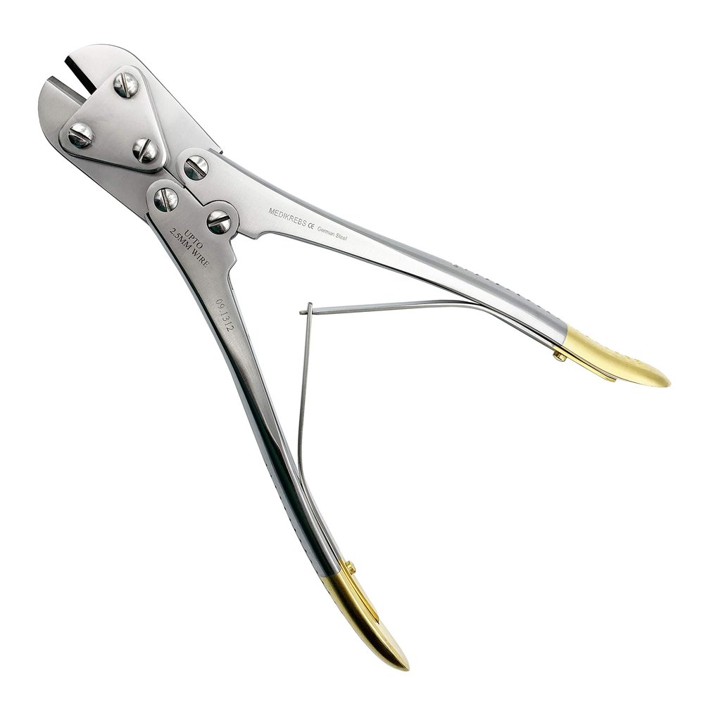 Wire Cutter w/Tungsten Carbide 23 cm up to 2.5 mm Wire Surgical Instruments