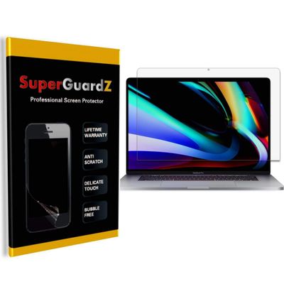 [3-Pack] for MacBook Pro 16 (2019) Screen Protector - SuperGuardZ, Anti-Glare, Matte, Anti-Fingerprint, Anti-Bubble [Lifetime Replacement]
