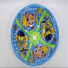 16" ROUND TALAVERA SINK ceramic bathroom vessel sink, mexican handmade folk art view 2