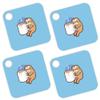 MightySkins Skin for Tile Mate (2020) 4 Pack - Good Morning Sloth | Protective, Durable, and Unique Vinyl Decal Wrap Cover | Easy to Apply, Remove, and Change Styles | Made in The USA view 1