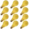Specialty/Decorative 25A19/Y, 25 Watt, 130 Volt, A19, Medium Base, Yellow Light Bulb (12 Pack) view 2