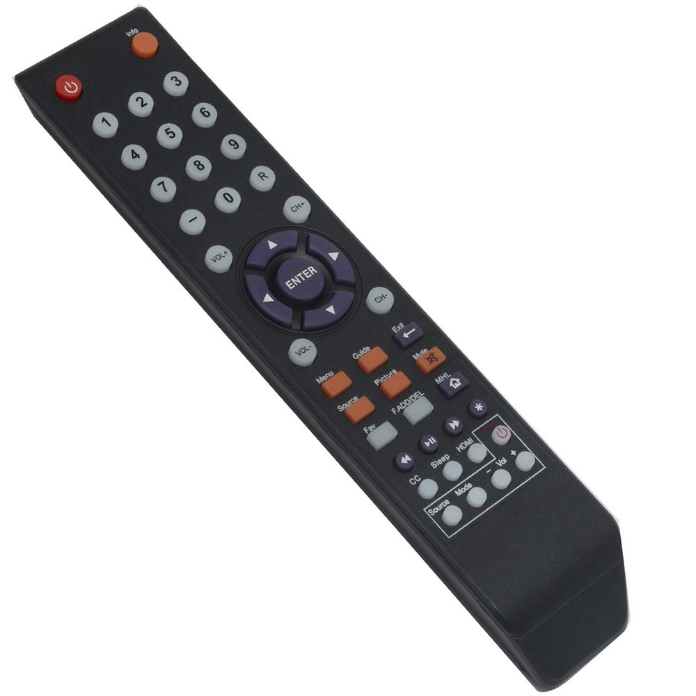 142020479999K Replace Remote Control fit for Sceptre LED TV HDTV E195BV-SR E246BD-FC E246BV-FC E246BVSR X505BV-FMQR X505BV-FMQC X322BV-MQC E246BV-SR E249BVSR E249BV-SR E505BV E505BVFMQK E505BV-FMQK