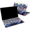 Cavka Vinyl Decal Skin Compatible for MacBook Pro 16 M3 M2 M1 14 2023 Air 15 2022 Retina 2020 Air 13 Mac 12 Watercolor Mountains Sticker Design Laptop Cover Blush Abstract Print Payne's Grey view 1