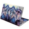 Cavka Vinyl Decal Skin Compatible for MacBook Pro 16 M3 M2 M1 14 2023 Air 15 2022 Retina 2020 Air 13 Mac 12 Watercolor Mountains Sticker Design Laptop Cover Blush Abstract Print Payne's Grey view 4