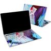 Cavka Vinyl Decal Skin Compatible for MacBook Pro 16 M3 M2 M1 14 2023 Air 15 2022 Retina 2020 Air 13 Mac 12 Palette Trendy Colorful Cover Laptop Paint Modern Sticker Print Design Knife Blue view 1