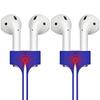 [2 Pack] Beeyoka Magnetic Strap for Airpods Silicone Anti-Lost Strap with Strong Magnetic Adsorption Connector Sports Neck Around Cord Strap for Airpods 2/1 (Blue) view 1