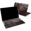 Cavka Vinyl Decal Skin Compatible for MacBook Pro 16 M3 M2 M1 14 2023 Air 15 2022 Retina 2020 Air 13 Mac 12 Wooden Print Bronze Cover Brown Abstract Mosaic Design Tile Laptop Sticker Luxury view 1