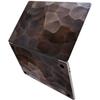 Cavka Vinyl Decal Skin Compatible for MacBook Pro 16 M3 M2 M1 14 2023 Air 15 2022 Retina 2020 Air 13 Mac 12 Wooden Print Bronze Cover Brown Abstract Mosaic Design Tile Laptop Sticker Luxury view 2