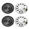 uxcell 0.5W 8 Ohm DIY Magnetic Speaker 27mm Round Shape Replacement Loudspeaker for Building Intercom 4pcs view 1