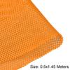 uxcell Orange Speaker Mesh Grill Stereo Fabric Dustproof 0.5x1.45M 20 x 57 Inch view 2