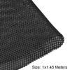 uxcell Black Speaker Mesh Grill Stereo Fabric Dustproof 1x1.45M 40 x 57 Inch view 2