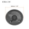 uxcell 2W 8 Ohm DIY Magnetic Speaker 50mm Round Shape Replacement Loudspeaker 2pcs view 2